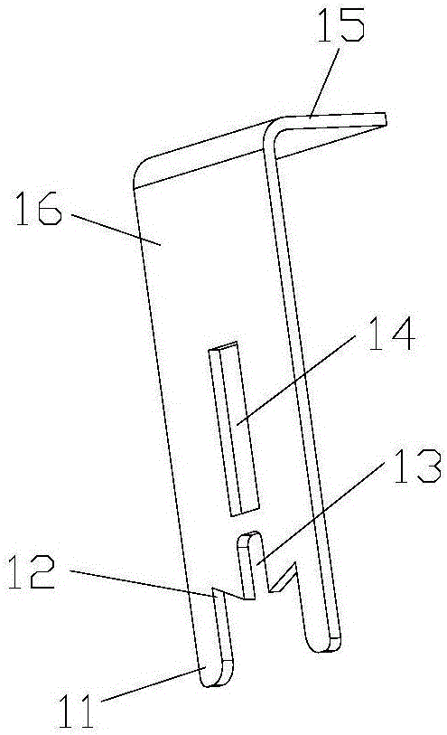 Skin stitching instrument with front-arranged nail bin plate