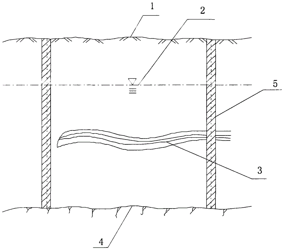 Method for realizing water-preserved mining by utilizing curtain grouting technology