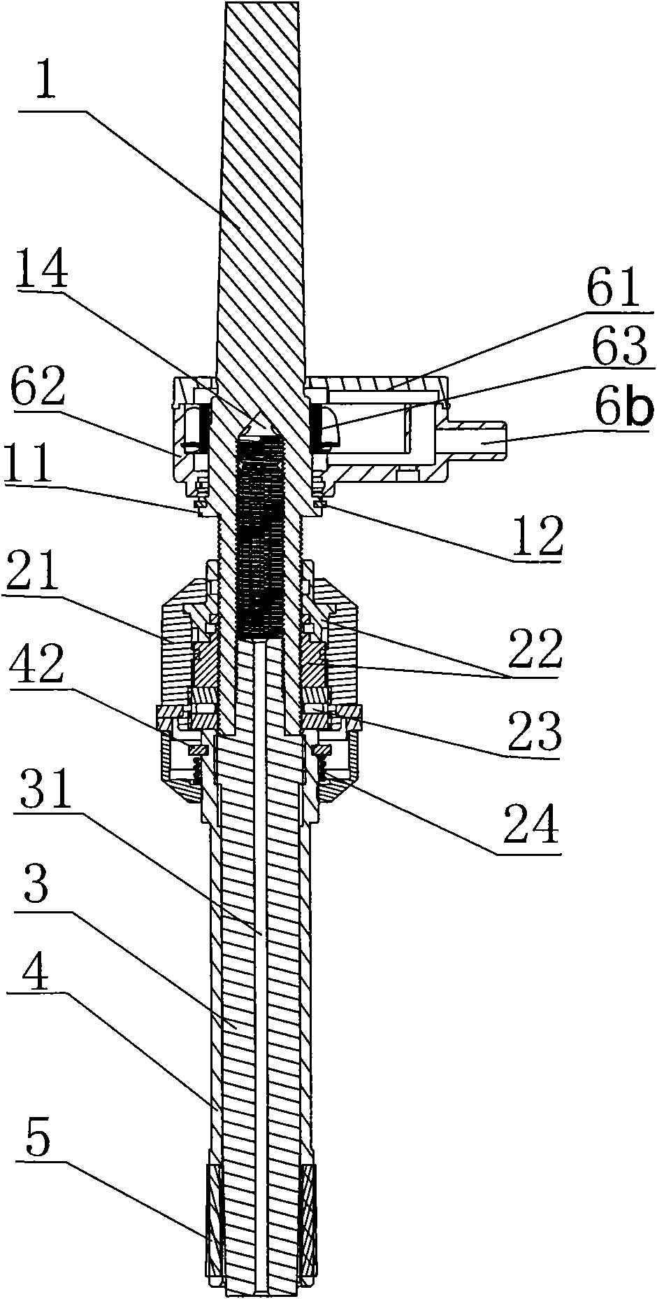 Self-suction internally-cooled cutter