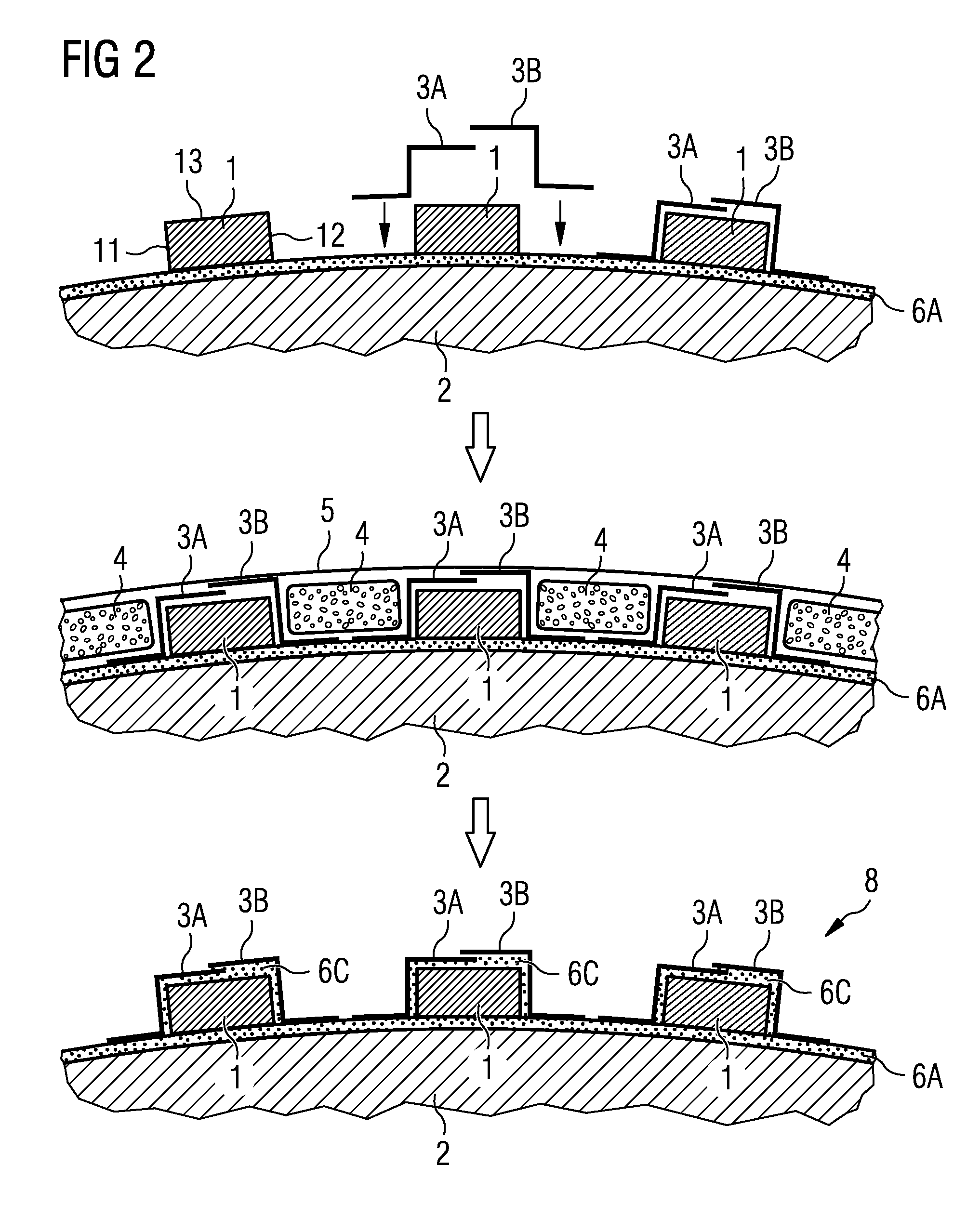 Method of attaching a magnet to a rotor or a stator of an electrical machine