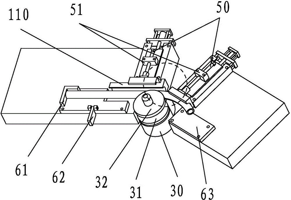 Positioning mechanism of circular pipe bending device