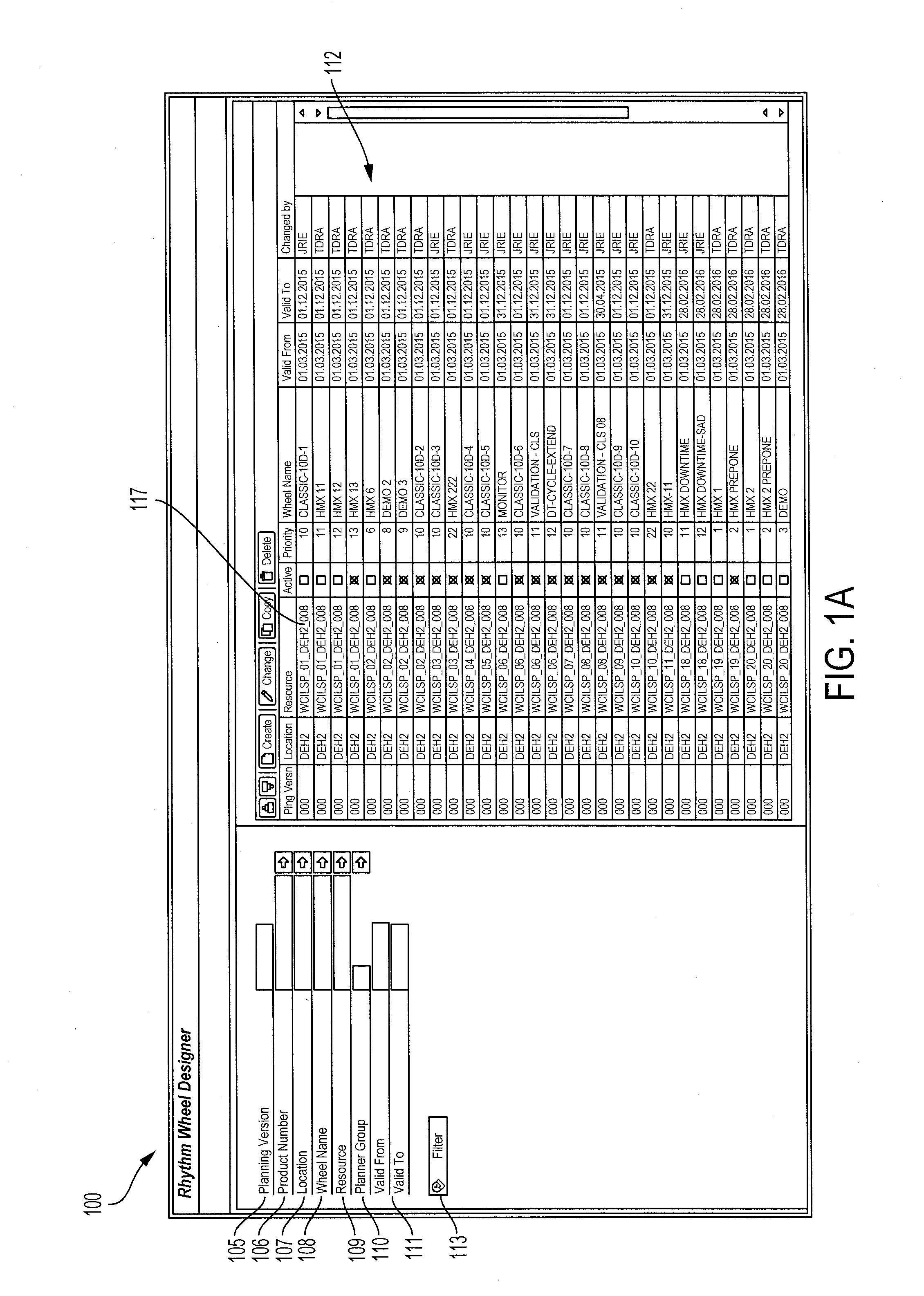 System and method for high-mix wheels for capacity planning resource planning and material resource planning