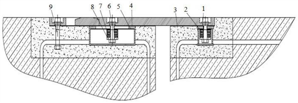 Bridge noise reduction and seismic resistance method