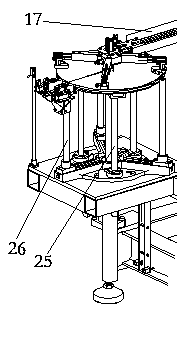Detection device for material picking of mechanical arm