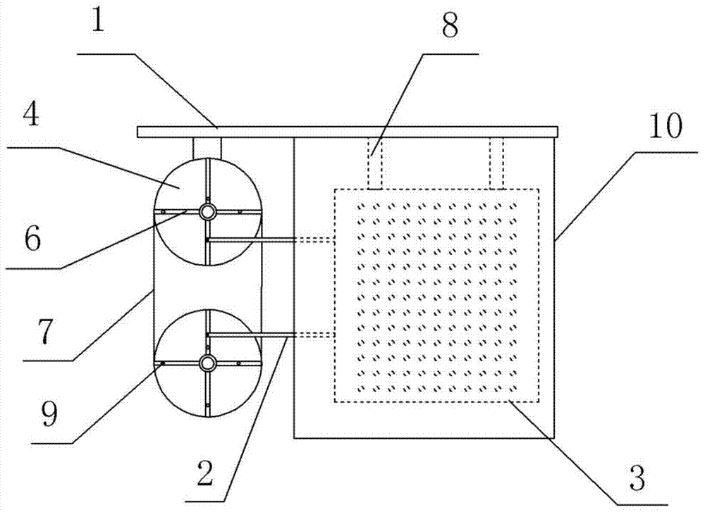 Vibrating screen provided with cam segment