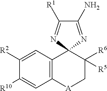 Cyclohexane-1,2′-naphthalene-1′,2″-imidazol compounds and their use as BACE inhibitors
