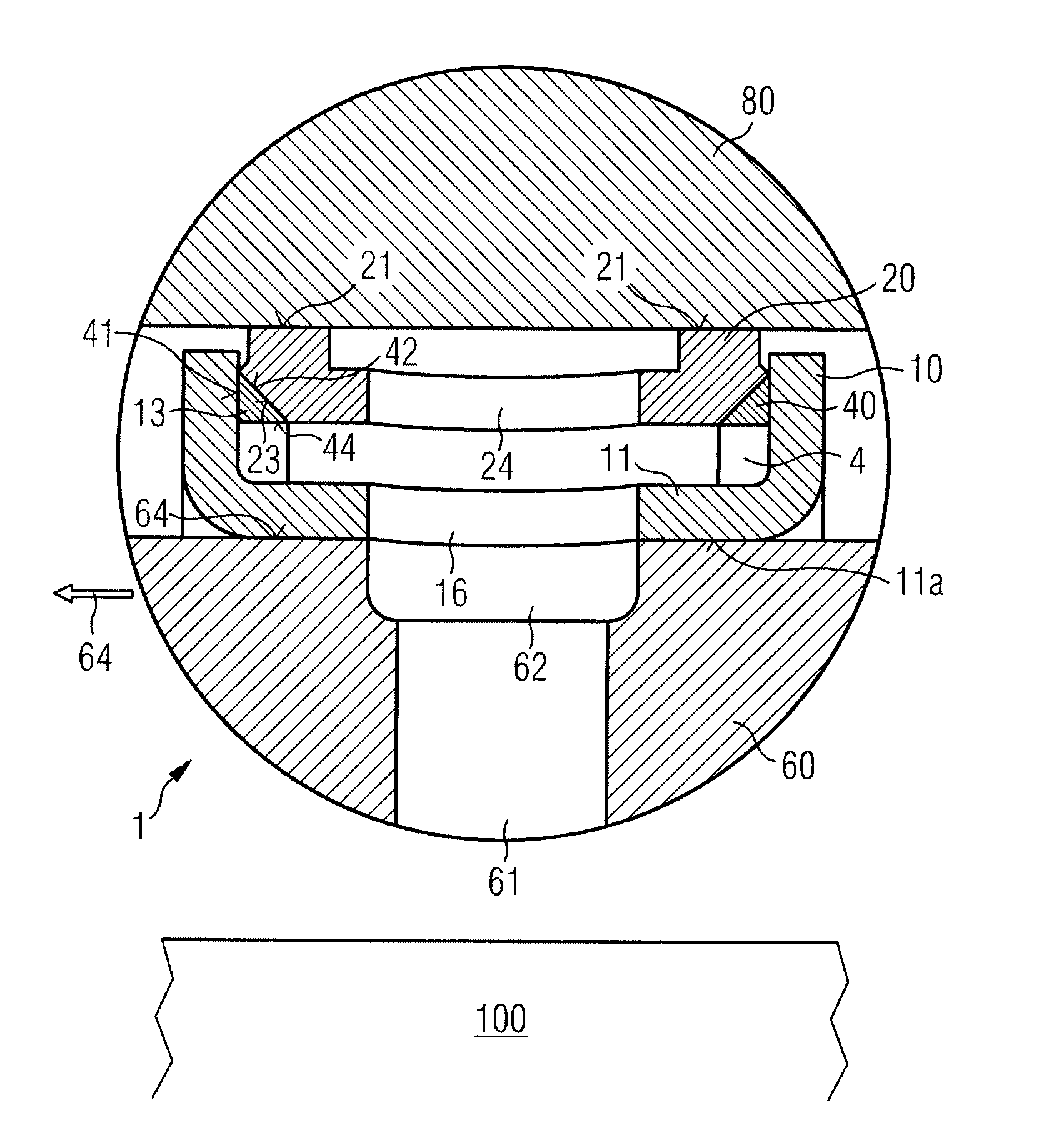 Rotary oil feedthrough