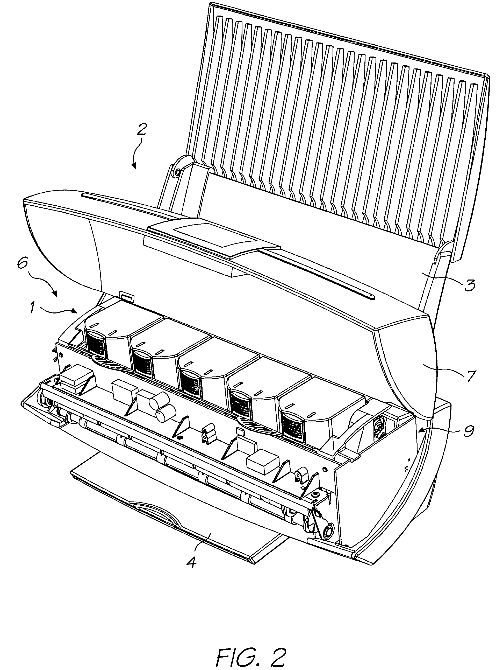 Ink cartridge with sealed air inlet