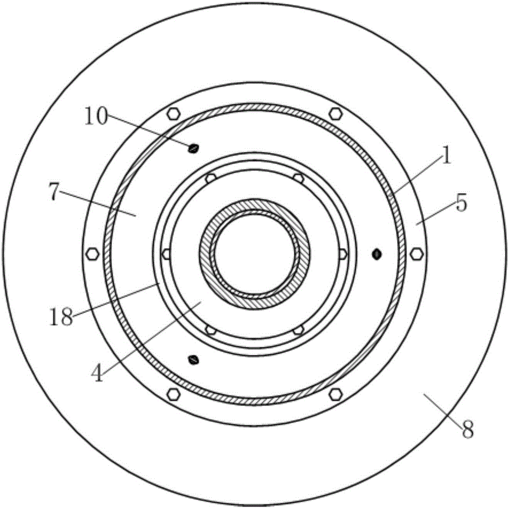 Three-dimensional seismic isolation support with vertical initial stiffness capable of being preset