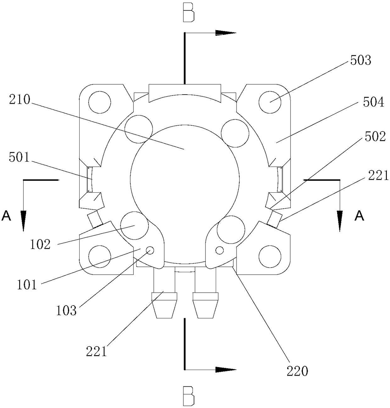 Foot for household apparatus and household apparatus