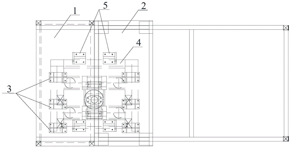 Welding jig for aluminum compartment door frame skeleton of passenger car