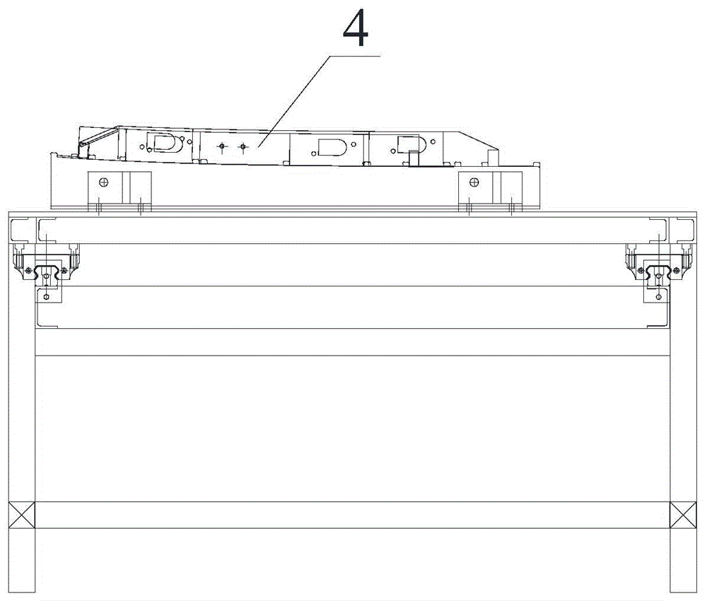 Welding jig for aluminum compartment door frame skeleton of passenger car