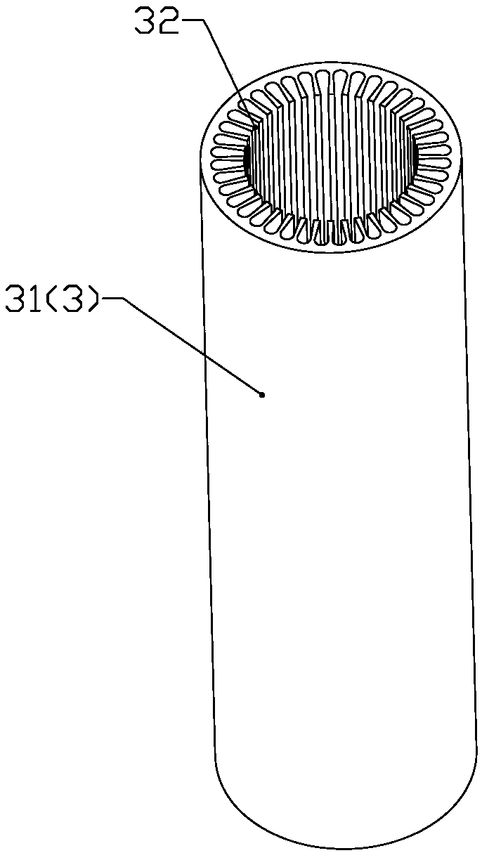 Cylindrical lithium battery power battery assembly and lithium electric vehicle