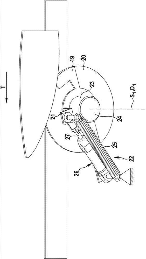 Device for cutting free the flank bones of decapitated, slaughtered fish having opened abdominal cavities, as well as filleting machine having a device of this type