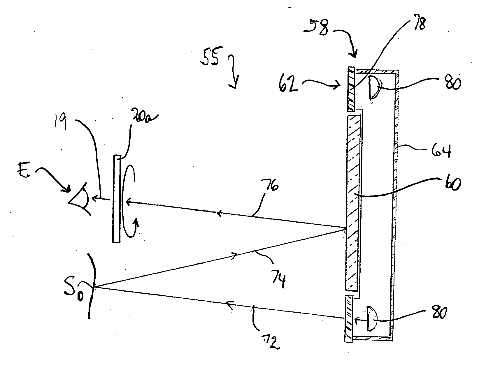 Apparatus and method for viewing the skin