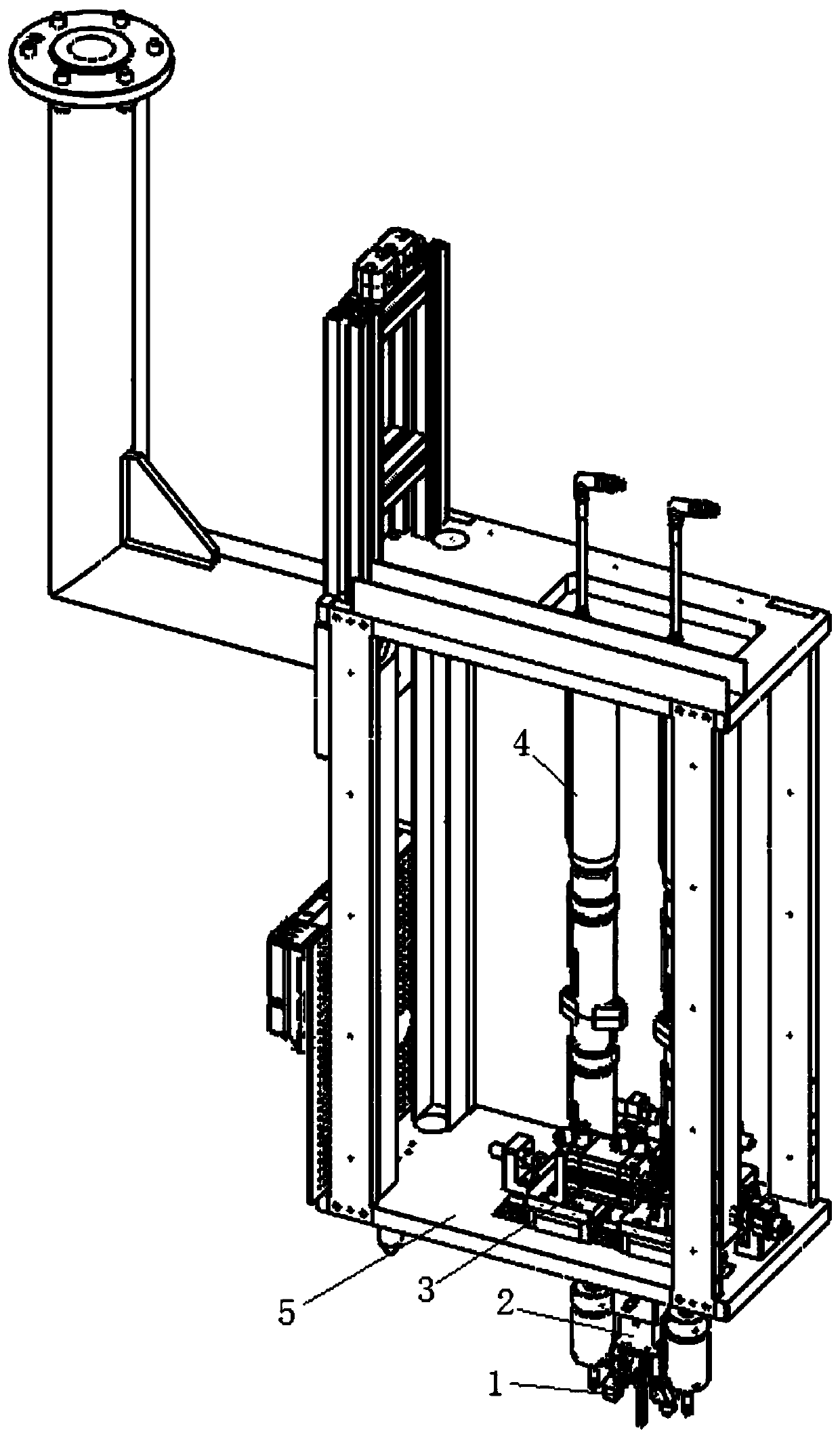 Battery high-voltage copper bar mounting device