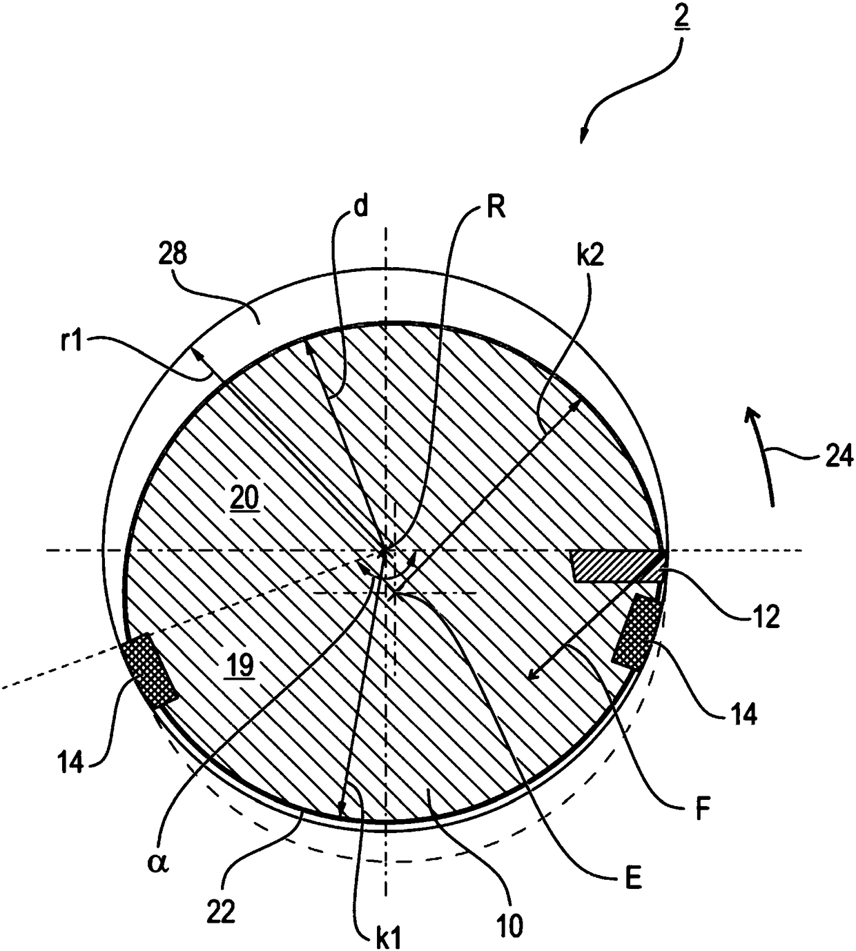 Cutting tool, particularly boring bar and method for machining a plurality of bores