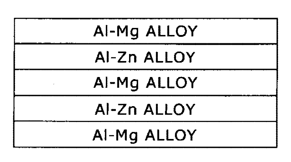 Aluminum-alloy-clad plate and aluminum-alloy-clad structural member