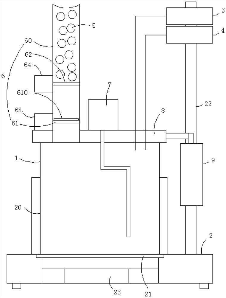 Refined mastic dissolving processing method and processing device