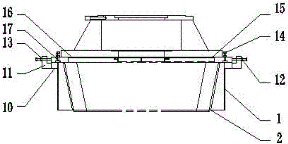 Vertical high-flow high-efficiency water pump with all-welded structure