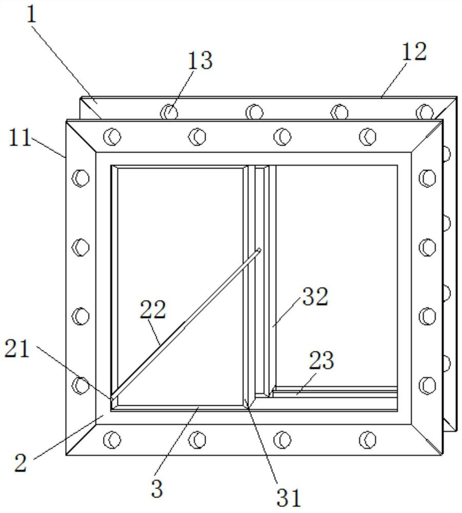 Waterproof window for ocean passenger ship