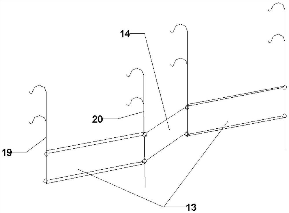 A construction method of continuous hanging grid platform for hyperbolic reticulated shell venues