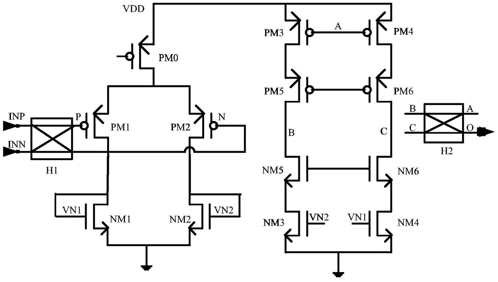 Operational amplifier circuit and reference voltage generating circuit module