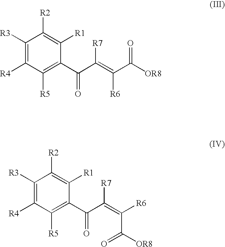 Process for producing 4-phenyl-4-oxo-2-butenoic ester derivative