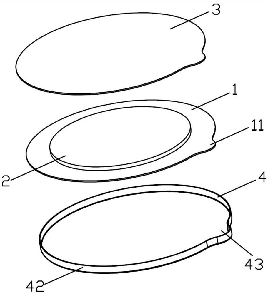 Disposable auscultation pasting film