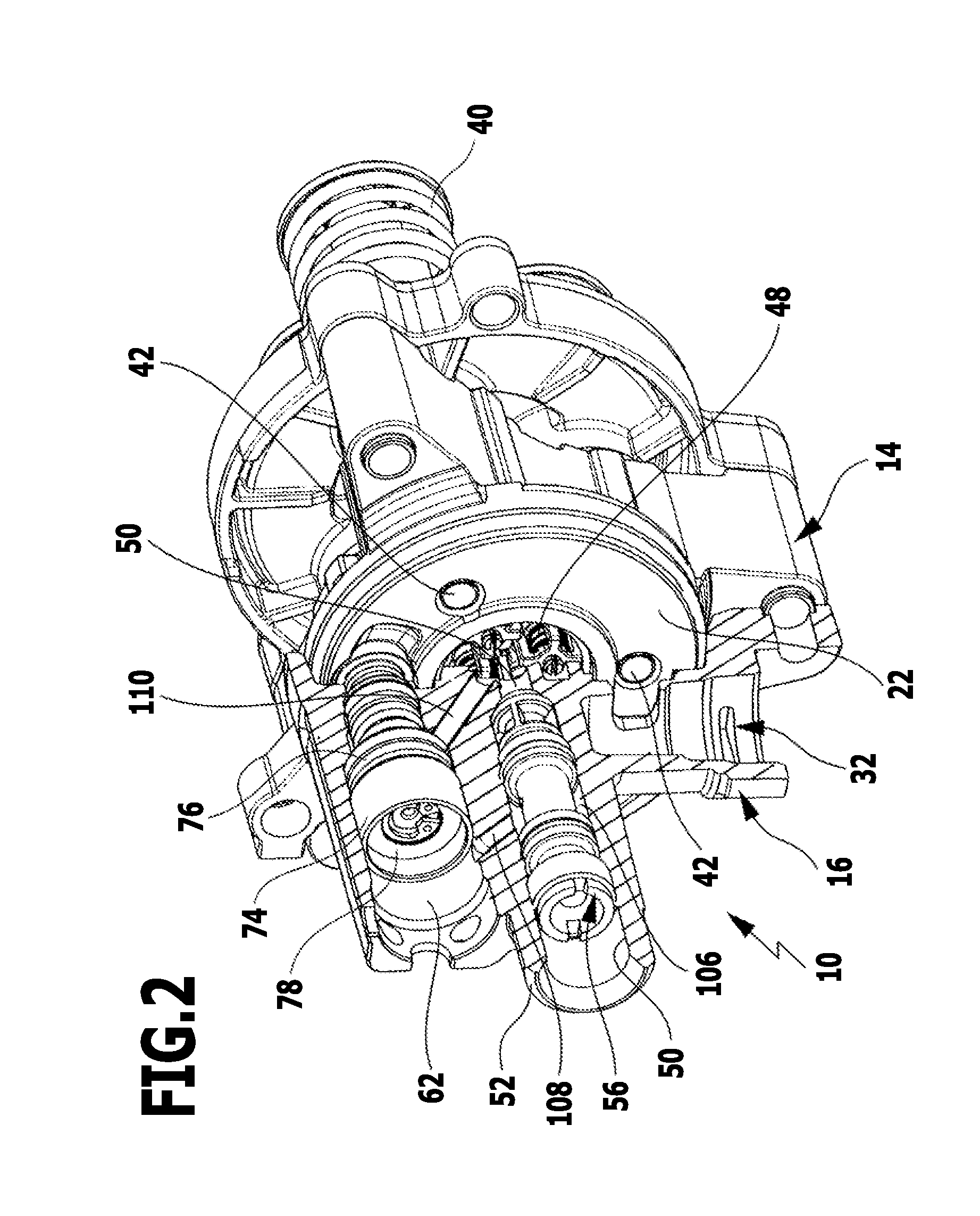 Pump for a high-pressure cleaning device