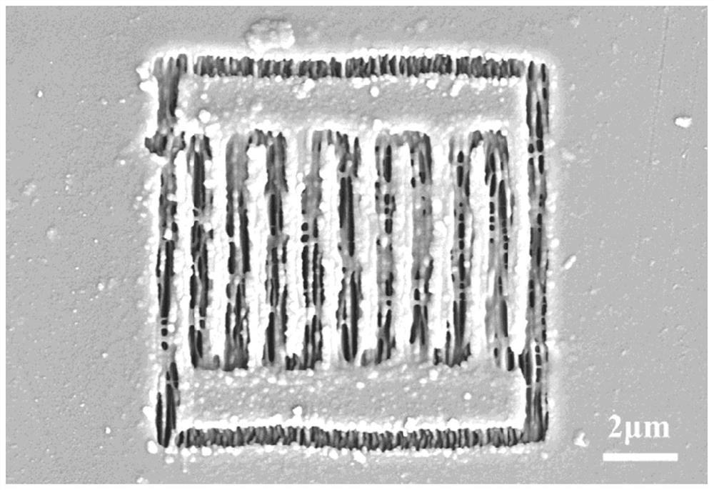 System and method for machining nanoelectrode on material substrate through femtosecond laser