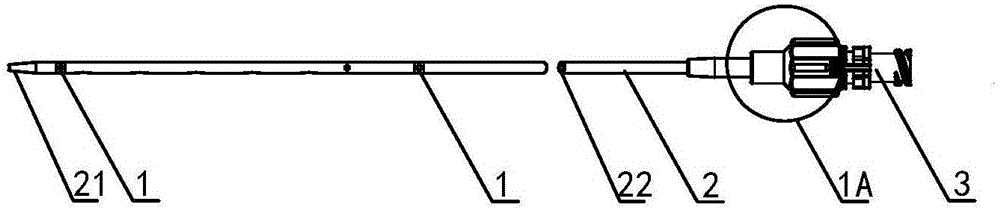 Novel drainage catheter with developing rings