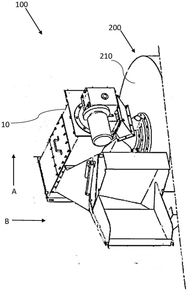 Dehydration feeding device, feeding equipment, system and dehydration feeding method