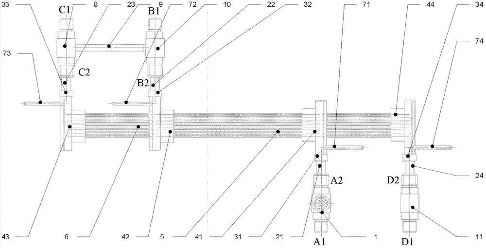 Method and device for measuring viscosity of high-temperature high-pressure fluid