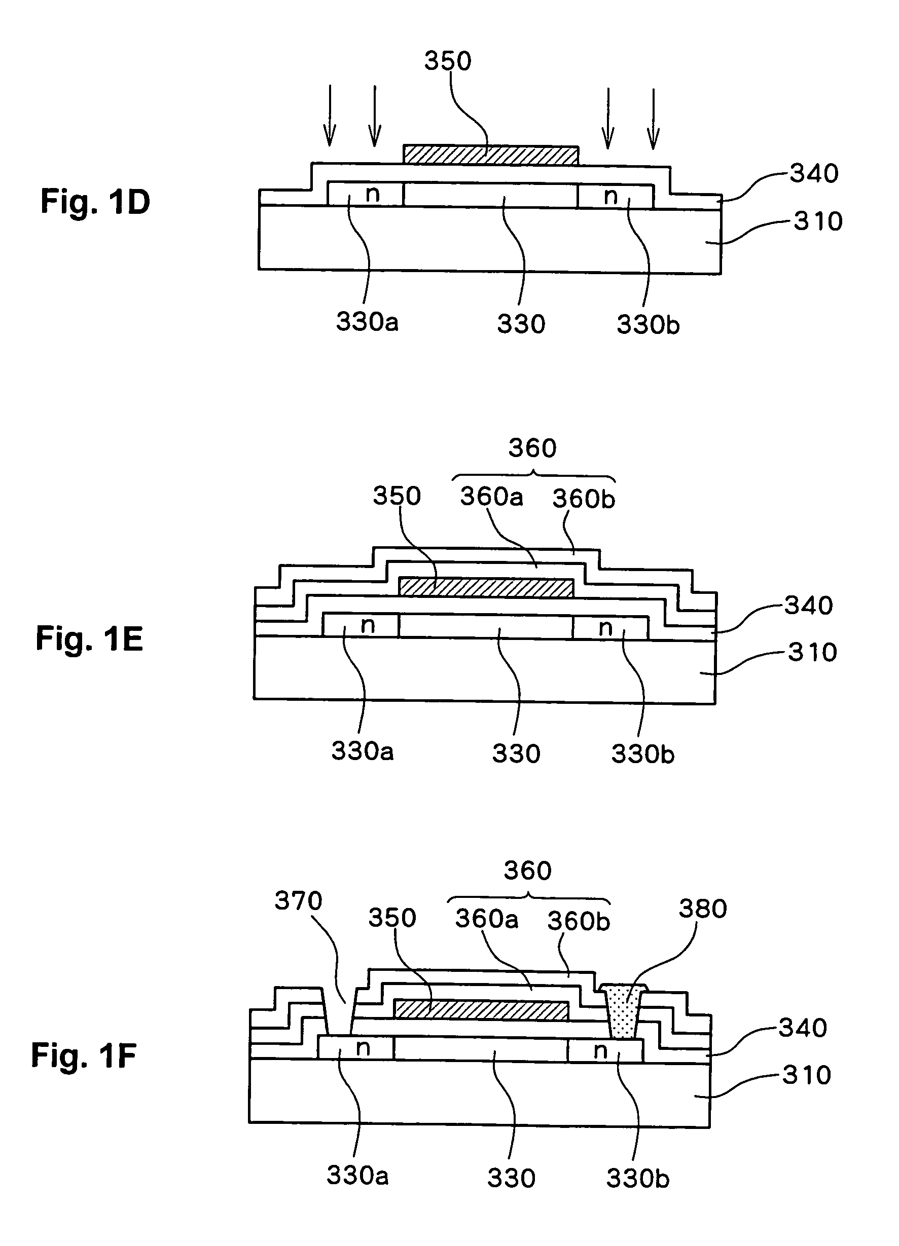 Thin film transistor and active matrix type display unit production methods therefor