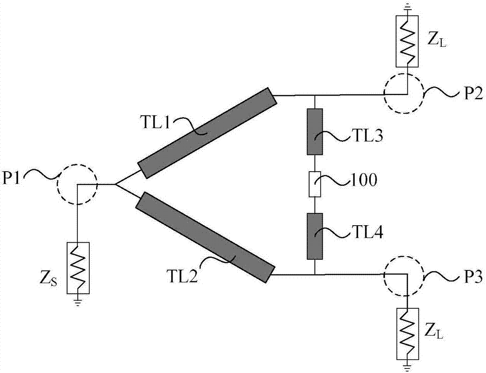 Novel Wilkinson power divider capable of achieving termination with complex impedance