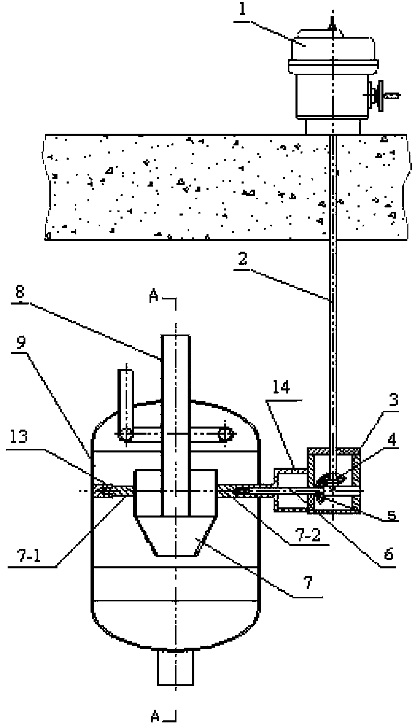 Device capable of remotely controlling flow direction of materials