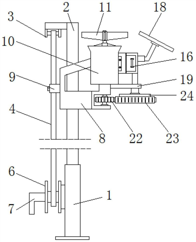 A street lamp with rainwater interception and cleaning function