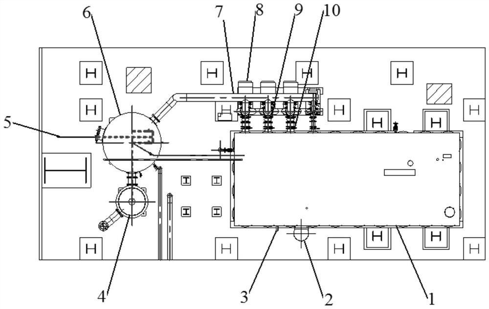 Water flow standard device suitable for vibration environment