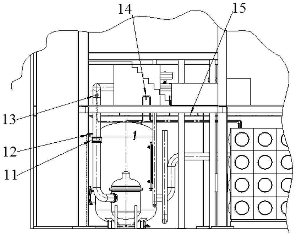 Water flow standard device suitable for vibration environment