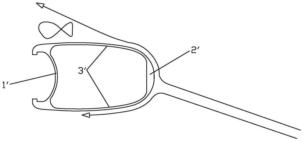 Bicycle rim with wind breaking effect, bicycle wheel and bicycle