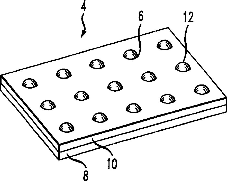 Article comprising a diffuser with flow control features