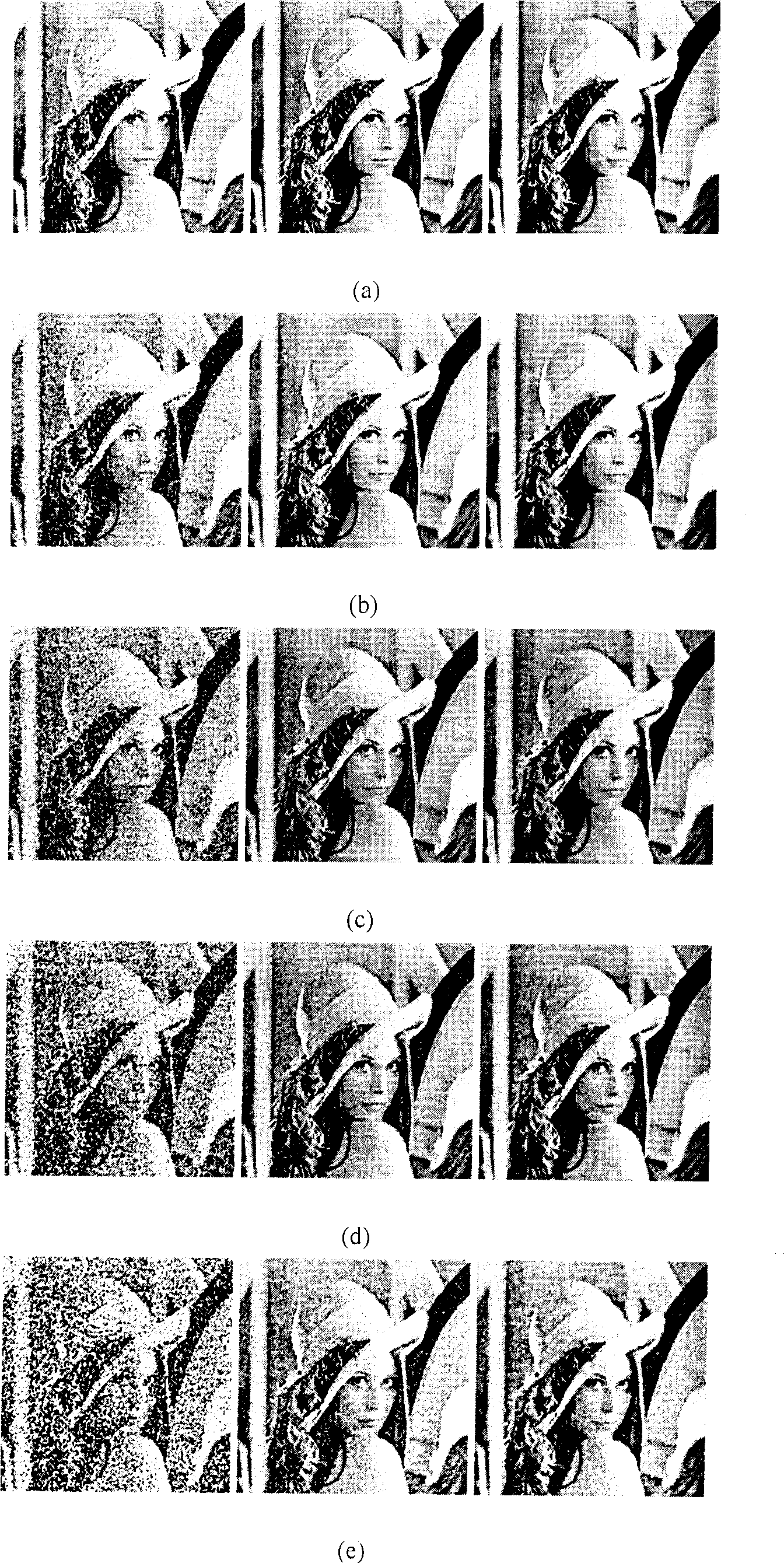 Method of reducing noise for combined images