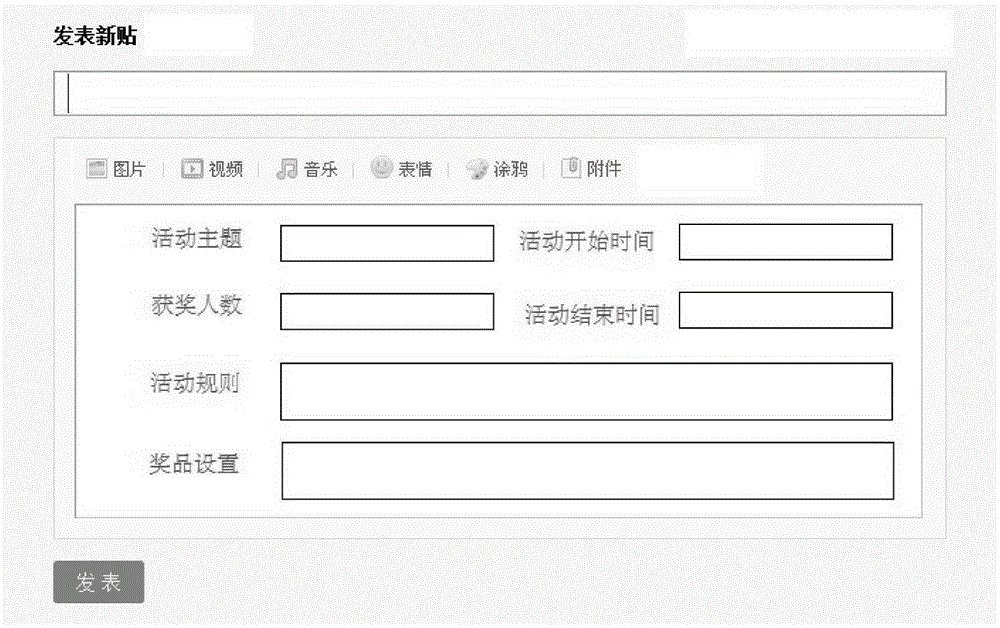 Method and device for publishing information