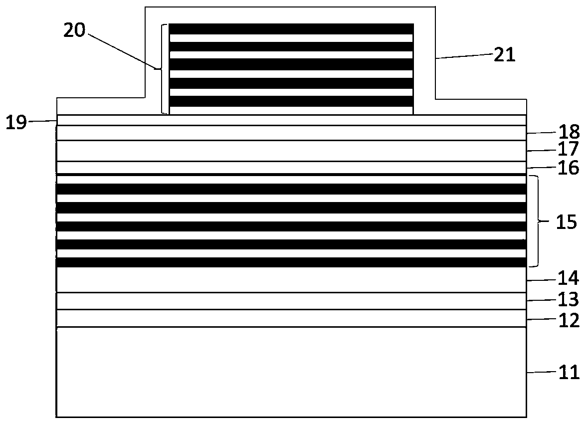 A kind of gan-based vertical cavity surface emitting laser and its preparation method