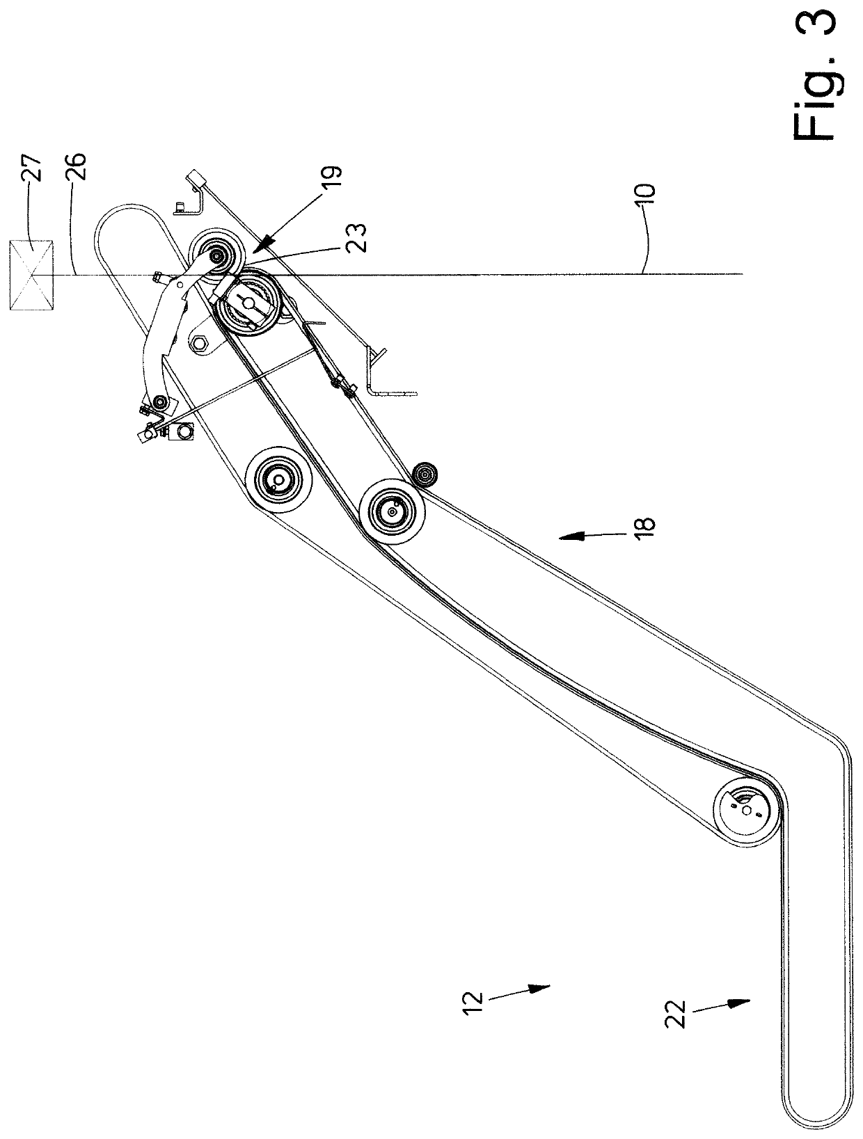 Method and apparatus for spreading out laundry items