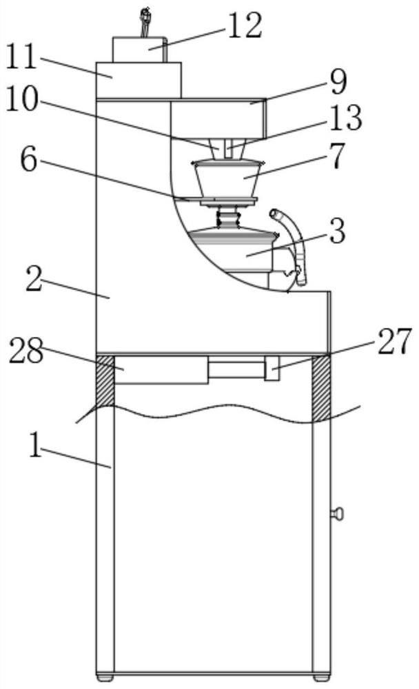 Software-controlled automatic tea making machine and tea art method thereof