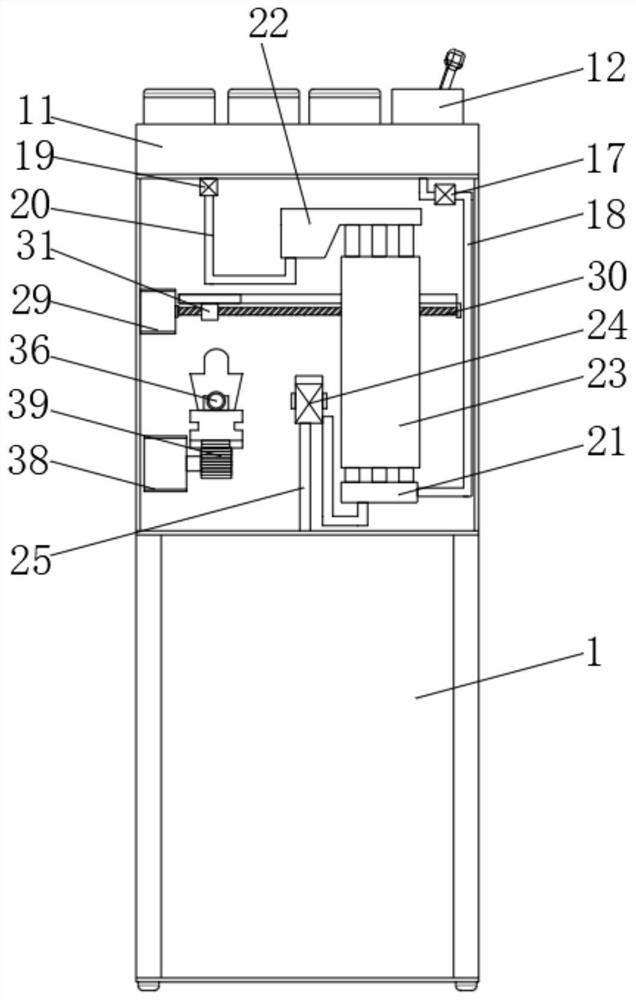 Software-controlled automatic tea making machine and tea art method thereof