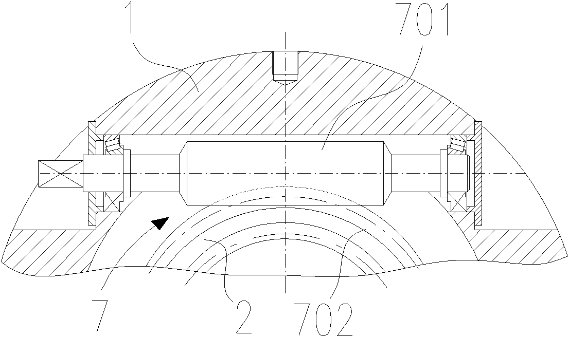 Angular milling head