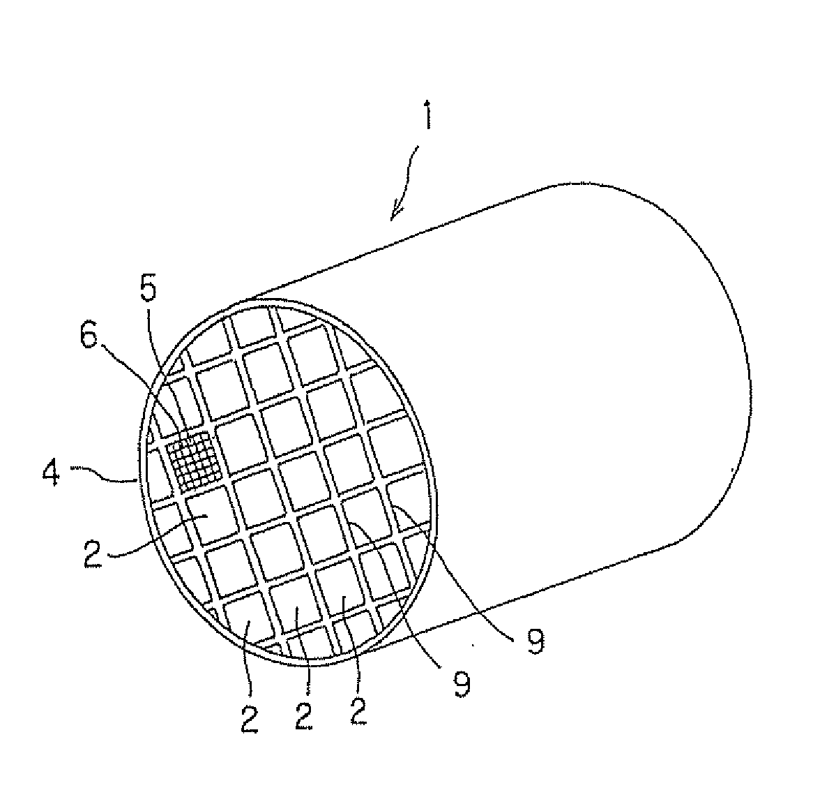 Bonded body, bonding material composition, honeycomb segment bonded body, and honeycomb structure using the same